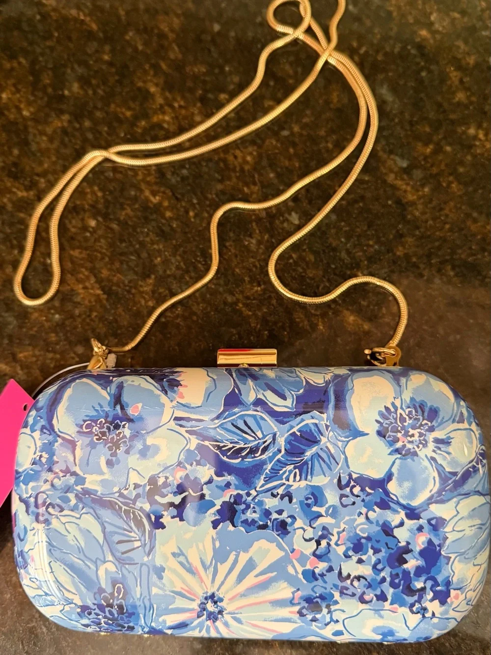 NWT Lilly Pulitzer clutch/pocketbook Blue Floral